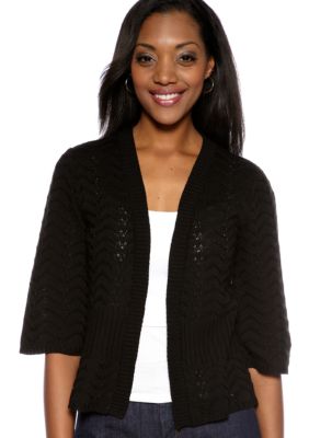 Kim Rogers Knit-In Rib Cardigan