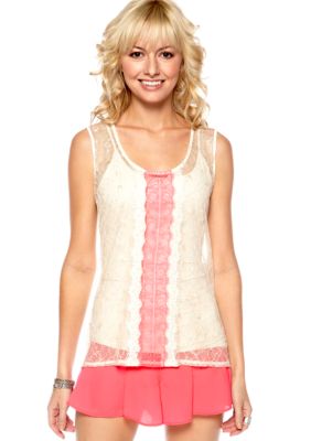 Jessica Simpson San Dimas Lace Tank