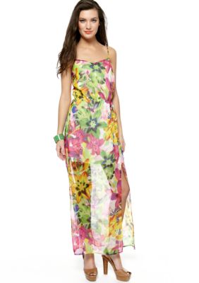 Jessica Simpson Madras Maxi Dress