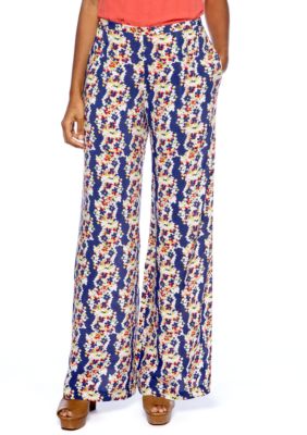Jessica Simpson Palazzo Floral Print Pant
