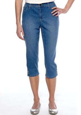 New Directions Weekend Snap Jean Crop