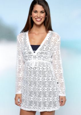 Nautica Deck Hand Crochet Coverup