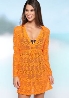 Nautica Deck Hand Crochet Coverup