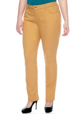 ZCO Jeans Plus Size Khaki Skinny Denim