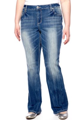 ZCO Jeans Plus Size Cross Embellished Jean