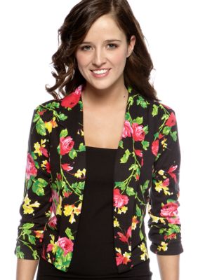 Red Camel&reg; Three-Quarter Sleeve Flyaway Blazer