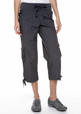 Calvin Klein Performance Rib Waistband Cargo Capri