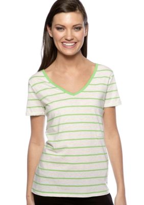 Calvin Klein Performance Short Sleeve Pencil Stripe Pocket Tee