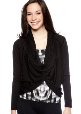 Calvin Klein Performance Button Front Infinity Wrap
