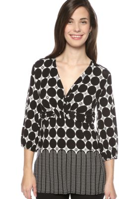 Skye's the Limit Modern Retro Printed Empire Top