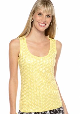 Skye's the Limit Modern Retro Rosette Tank