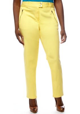 Skye's the Limit Plus Size Extended Waist Straight Leg Jean