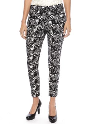 Skye's the Limit Petite Modern Retro Printed Pants