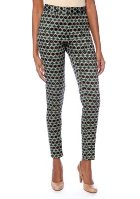 Skye's the Limit Elegant Explorer Printed Neat Pant