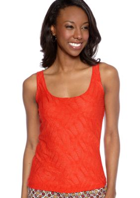 Skye's the Limit Impulsive Textured Novelty Tank