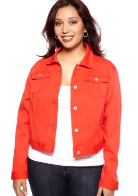 Skye's the Limit Plus Size Essential Crop Jean Jacket