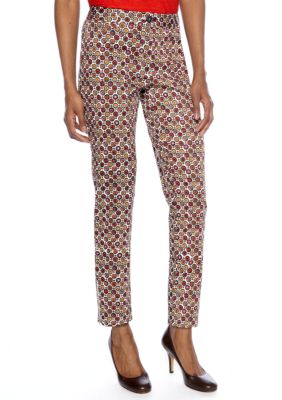 Skye's the Limit Petite Impulsive Ankle Pant with Zipper Embellishment