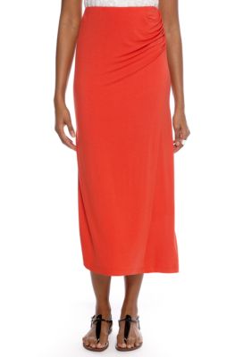 Skye's the Limit Petite Impulsive Faux Wrap Skirt