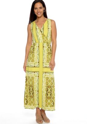 Skye's the Limit Wish You Were Here Surplice Maxi Dress