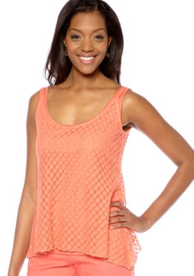 Skye's the Limit Blossom Time Double Lace Cami