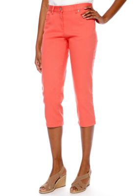 Skye's the Limit Petite Blossom Time Lace Back Crop Pant
