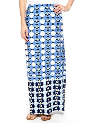Skye's the Limit Petite La Isla Bonita Printed Maxi Skirt