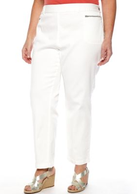 Skye's the Limit Plus Size Essential Zip Pocket Skinny Jean