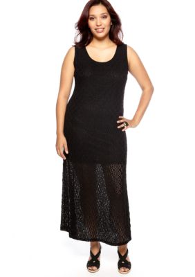 Skye's the Limit Plus Size Impulsive Racer Back Maxi Dress
