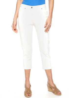 Skye's the Limit Petite Essential Lace Back Crop Jean