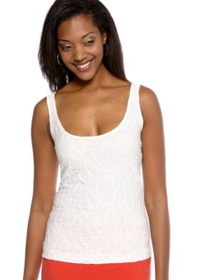 Skye's the Limit Petite Essential Textured Novelty Tank
