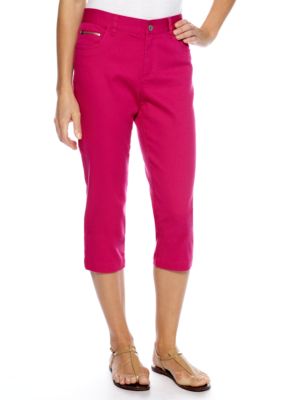 Skye's the Limit Pop Art Zip Pocket Capri
