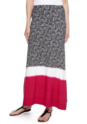 Skye's the Limit Pop Art Printed Pull On Skirt