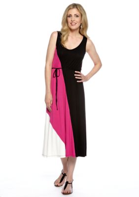 Skye's the Limit Pop Art Color Block Maxi Dress