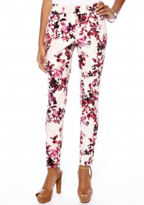 DKNY Jeans Floral Tie Dye Jean