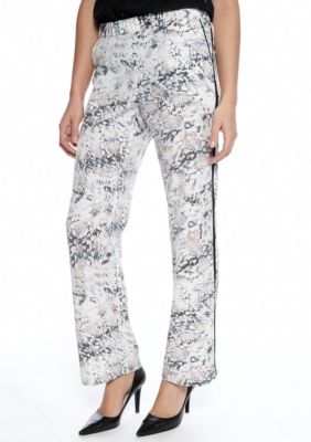 DKNY Jeans River Snake Print Pant with with Elastic Waistband