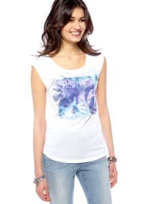 DKNY Jeans Floral Print Tank