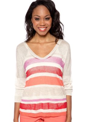 DKNY Jeans Boxy Stripe Sweater