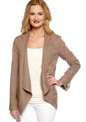 DKNY Jeans Drapey Linen Blazer