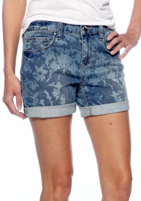 DKNY Jeans Floral Rolled Cuff Short