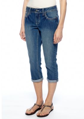 New Directions Weekend Extreme Stitch Crop Pant