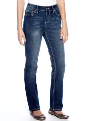 New Directions Weekend Jeans with Cross Back Pocket Detail