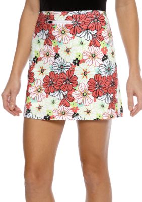 Pro Tour Performance Floral Skort