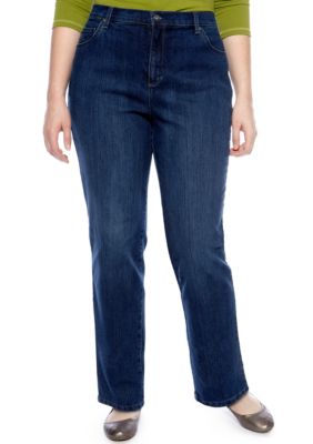 Gloria Vanderbilt Plus Size Amanda 5 Pocket Jean Short Length