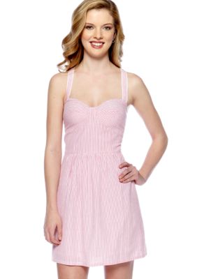 SOUTHERN fROCK Beaufort Seersucker Dress