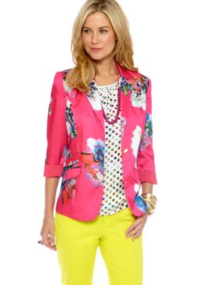CYNTHIA Cynthia Rowley Notch Collar Blazer