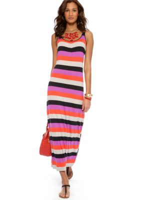 CYNTHIA Cynthia Rowley Stripe Maxi Dress