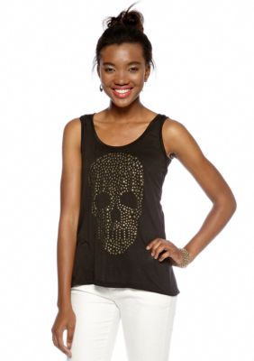 Grass Star Stud Skull Tank