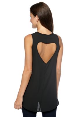 Grass Open Back High Low Button Down