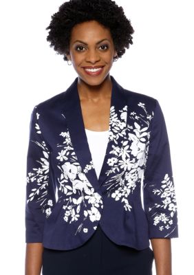 Zacharee Floral Print Blazer