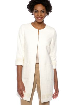 Zacharee Lace Trim Daycoat